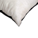 Pillows White Throw Pillows - 18" x 18" x 5" Off White Cowhide - Pillow 2-Pack HomeRoots