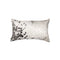 Pillows White Throw Pillows 18" x 18" x 5" Salt And Pepper Gray And White Cowhide Pillow 7011 HomeRoots