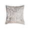 Pillows White Throw Pillows - 18" x 18" x 5" Salt And Pepper Gray And White Cowhide - Pillow HomeRoots