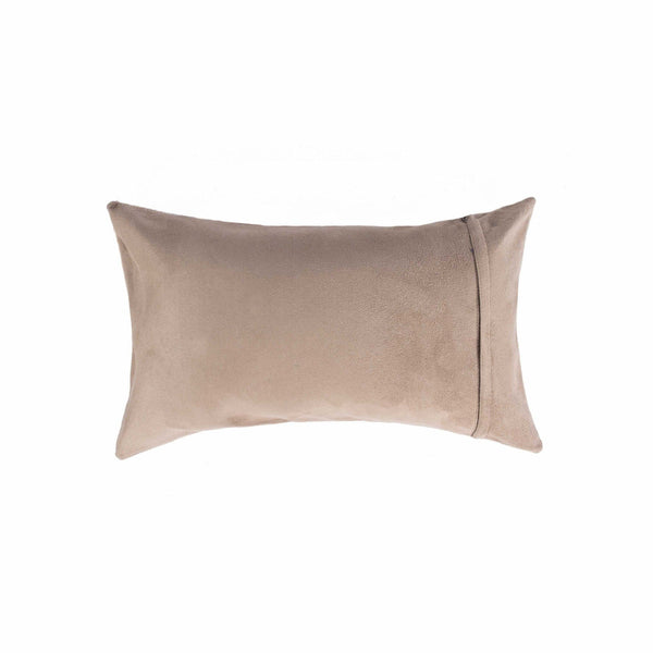 Pillows White Throw Pillows - 20" x 12" x 5" Brown Cowhide - Pillow HomeRoots