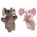 Pink Grey Elephant Hand Puppet Baby Kids Child Soft Hand Puppet Doll Plush Hand Puppets Toys Soft Plush Stuffed Interactive Toy AExp