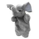 Pink Grey Elephant Hand Puppet Baby Kids Child Soft Hand Puppet Doll Plush Hand Puppets Toys Soft Plush Stuffed Interactive Toy AExp