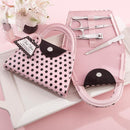 Pink Polka Purse' Manicure Set-Wedding General-JadeMoghul Inc.