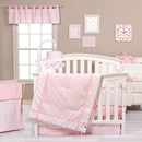 Pink Sky 3 Piece Crib Bedding Set-SKY PINK-JadeMoghul Inc.