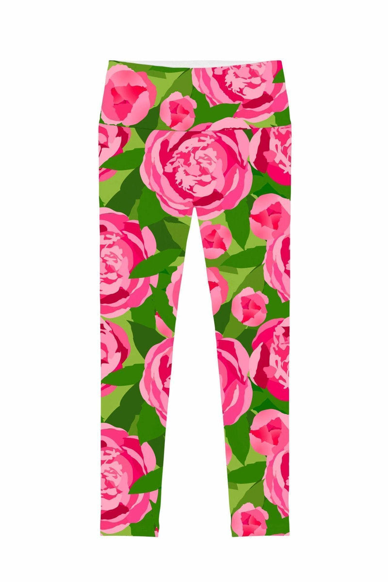 Pink Vibes Pink Vibes Lucy Floral Print Performance Leggings - Women Lucy Leggings