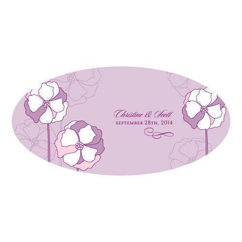 Pinwheel Poppy Small Cling Vintage Pink (Pack of 1)-Wedding Signs-Purple-JadeMoghul Inc.