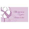 Pinwheel Poppy Small Ticket Vintage Pink (Pack of 120)-Reception Stationery-Purple-JadeMoghul Inc.
