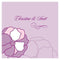 Pinwheel Poppy Square Tag Vintage Pink (Pack of 1)-Wedding Favor Stationery-Vintage Pink-JadeMoghul Inc.