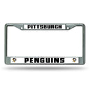 License Plate Frames Pittsburgh Penguins Chrome Frame