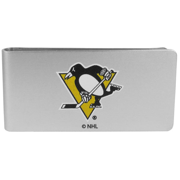 Pittsburgh Penguins Logo Money Clip-NHL,Pittsburgh Penguins,Wallets & Checkbook Covers-JadeMoghul Inc.