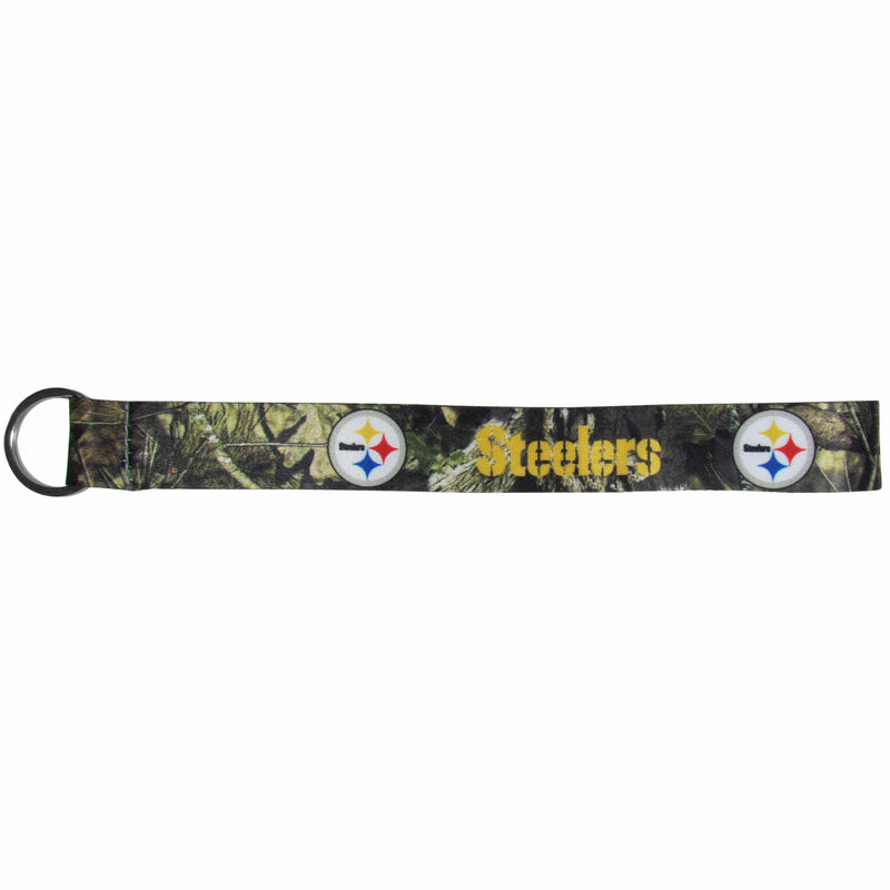 Pittsburgh Steelers Lanyard Key Chain, Mossy Oak-Key Chains-JadeMoghul Inc.