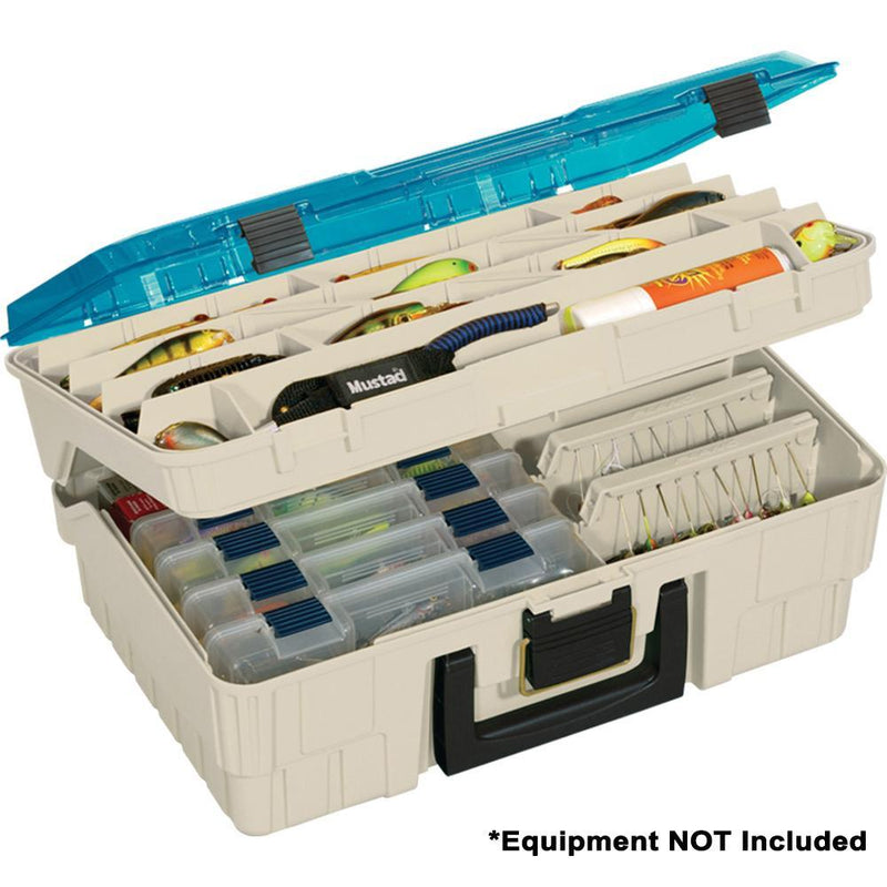 Plano Two-Tier Magnum Satchel XL - Beige-Blue [135010]-Tackle Storage-JadeMoghul Inc.