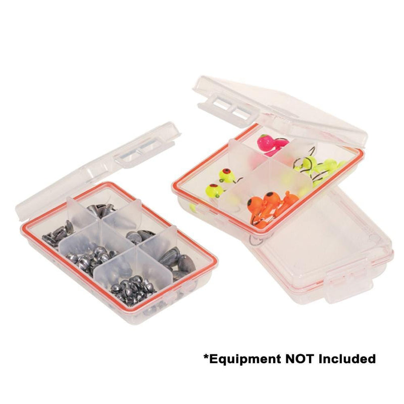 Plano Waterproof Terminal 3-Pack Tackle Boxes - Clear [106100]-Tackle Storage-JadeMoghul Inc.