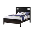 Twin Bed Wooden Finish , Black