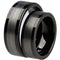 Men's Platinum Band Rings Platinum White Black Tungsten Carbide Matt Shiny Flat Ring