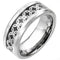Platinum Rings For Men Platinum White Tungsten Carbide Celtic Knots Ring