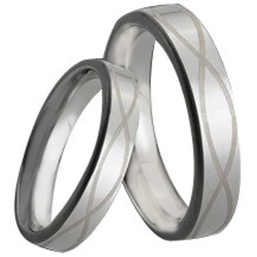 Platinum Wedding Rings Platinum White Tungsten Carbide Infinity Flat Ring