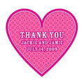 Playing Card Heart Shaped Stickers Indigo Blue (Pack of 1)-Wedding Favor Stationery-Black-JadeMoghul Inc.