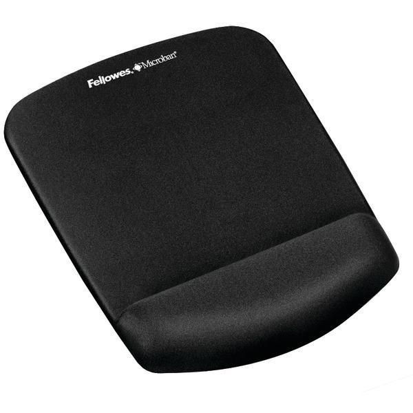 PlushTouch(TM) Mouse Pad Wrist Rest with FoamFusion(TM) (Black)-Mice & Mouse Pads-JadeMoghul Inc.
