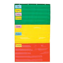 POCKET CHART ADJUSTABLE 34 X 60-Learning Materials-JadeMoghul Inc.