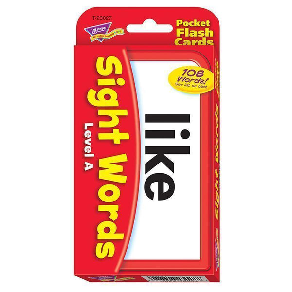 POCKET FLASH CARDS SIGHT WORDS A-Learning Materials-JadeMoghul Inc.