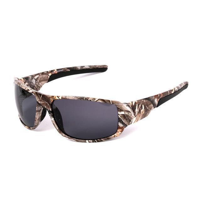 Polarized Sunglasses Camouflage Frame Sport Sun Glasses-Camo l Gray-JadeMoghul Inc.