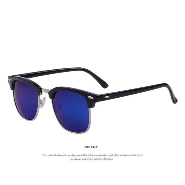 Polarized Sunglasses / Classic Designer Unisex Sunglasses-C07 Black Blue-JadeMoghul Inc.