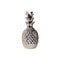 Polished Pineapple Figurine In Ceramic, Silver-Statues-Silver-Ceramic-JadeMoghul Inc.