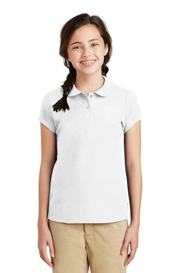 Polos/knits Port Authority Girls Silk TouchPeter Pan Collar Polo. YG503 Port Authority