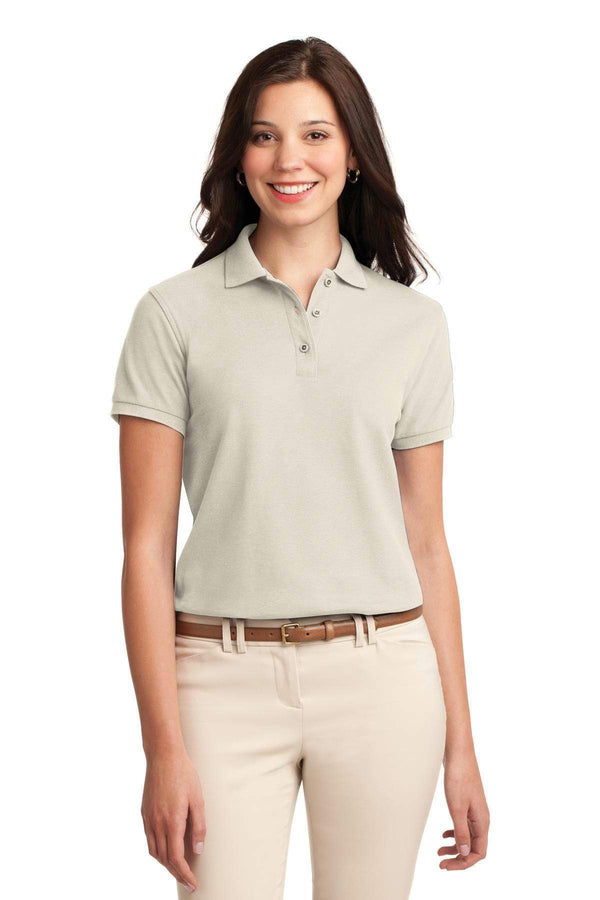 Polos/knits Port Authority Ladies Silk Touch Polo.  L500 Port Authority