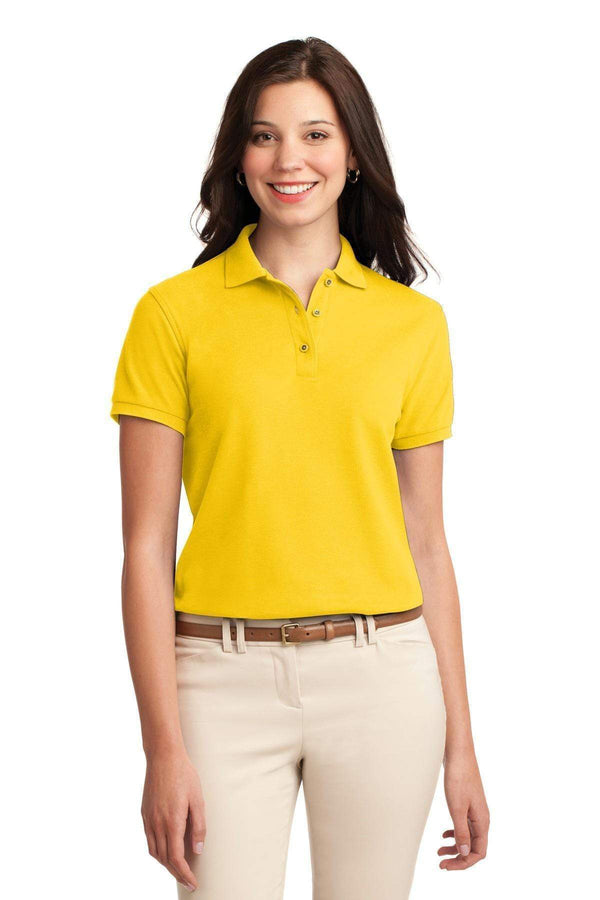 Polos/knits Port Authority Ladies Silk Touch Polo.  L500 Port Authority