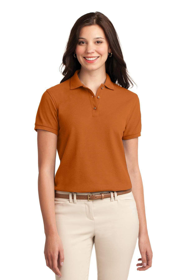 Polos/knits Port Authority Ladies Silk Touch Polo.  L500 Port Authority