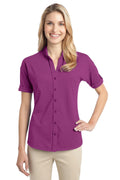 Polos/knits Port Authority Ladies Stretch Pique Button-Front Shirt. L556 Port Authority