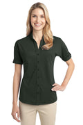 Polos/knits Port Authority Ladies Stretch Pique Button-Front Shirt. L556 Port Authority