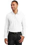 Polos/knits Port Authority Long Sleeve Core Classic Pique Polo. K100LS Port Authority