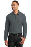 Polos/knits Port Authority Long Sleeve Core Classic Pique Polo. K100LS Port Authority