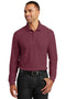 Polos/knits Port Authority Long Sleeve Core Classic Pique Polo. K100LS Port Authority