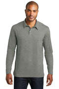 Polos/knits Port Authority Long Sleeve Meridian Cotton BlendPolo. K577LS Port Authority