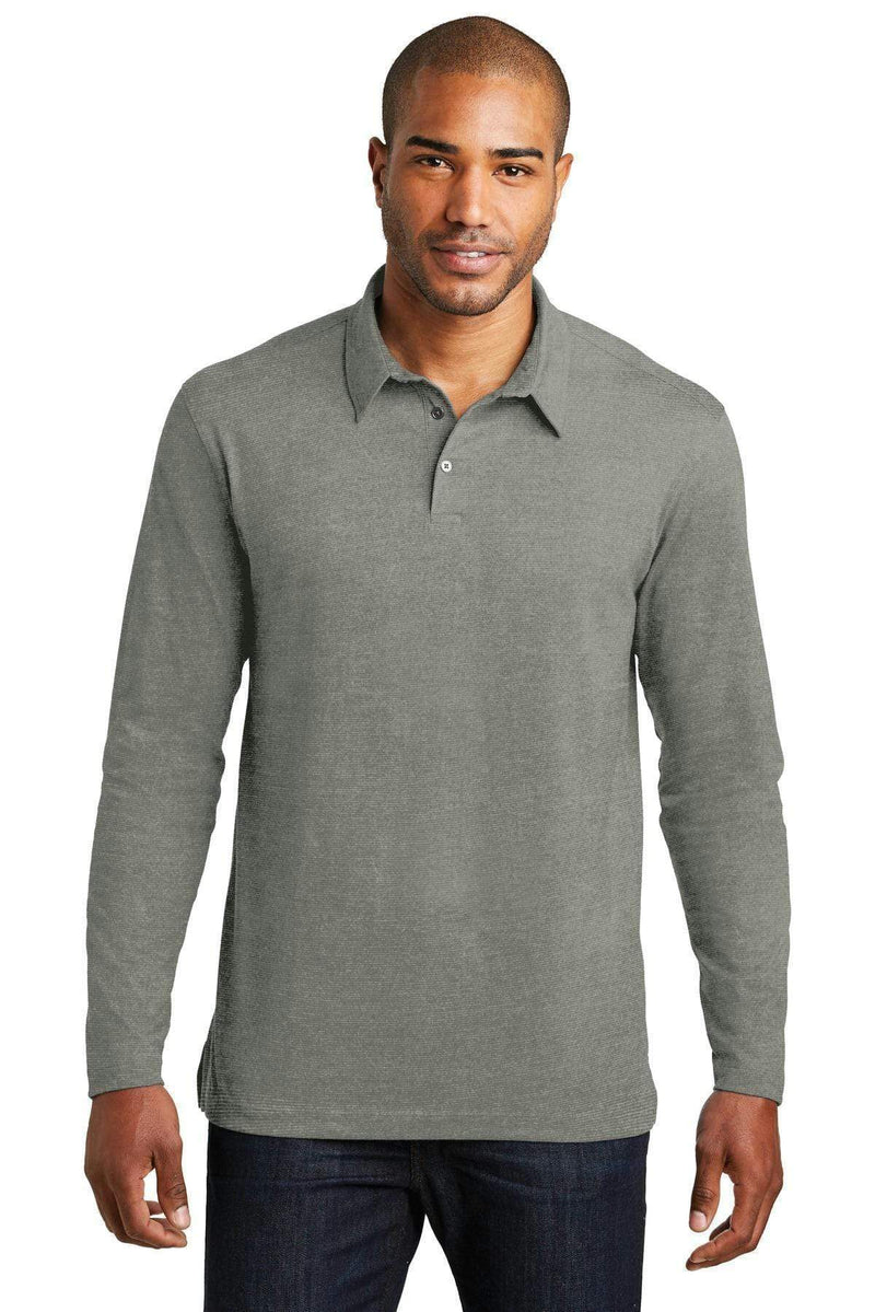 Polos/knits Port Authority Long Sleeve Meridian Cotton BlendPolo. K577LS Port Authority