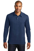 Polos/knits Port Authority Long Sleeve Meridian Cotton BlendPolo. K577LS Port Authority