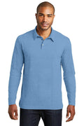 Polos/knits Port Authority Long Sleeve Meridian Cotton BlendPolo. K577LS Port Authority