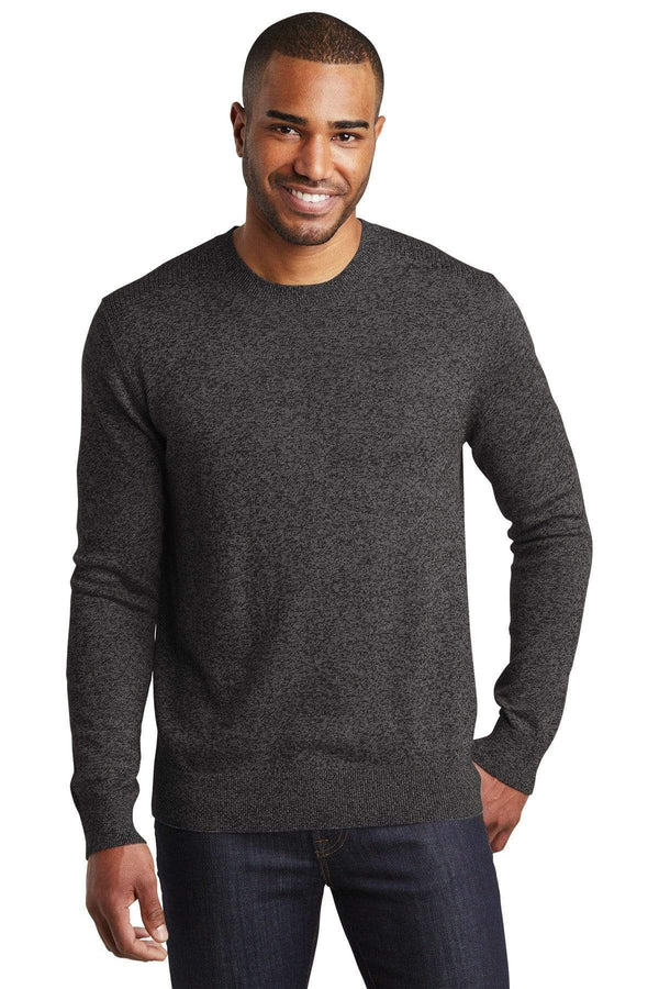 Polos/Knits Port Authority   Marled Crew Sweater. SW417 Port Authority