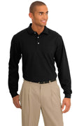 Polos/knits Port Authority Rapid Dry Long Sleeve Polo.  K455LS Port Authority