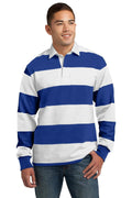 Polos/knits Sport-Tek Classic Long Sleeve Rugby Polo. ST301 Sport-Tek