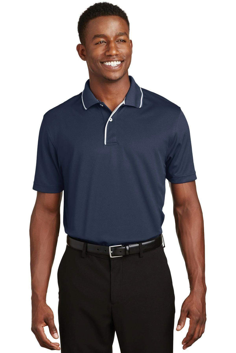 Polos/knits Sport-Tek Dri-Mesh Polo with Tipped Collar and Piping.  K467 Sport-Tek