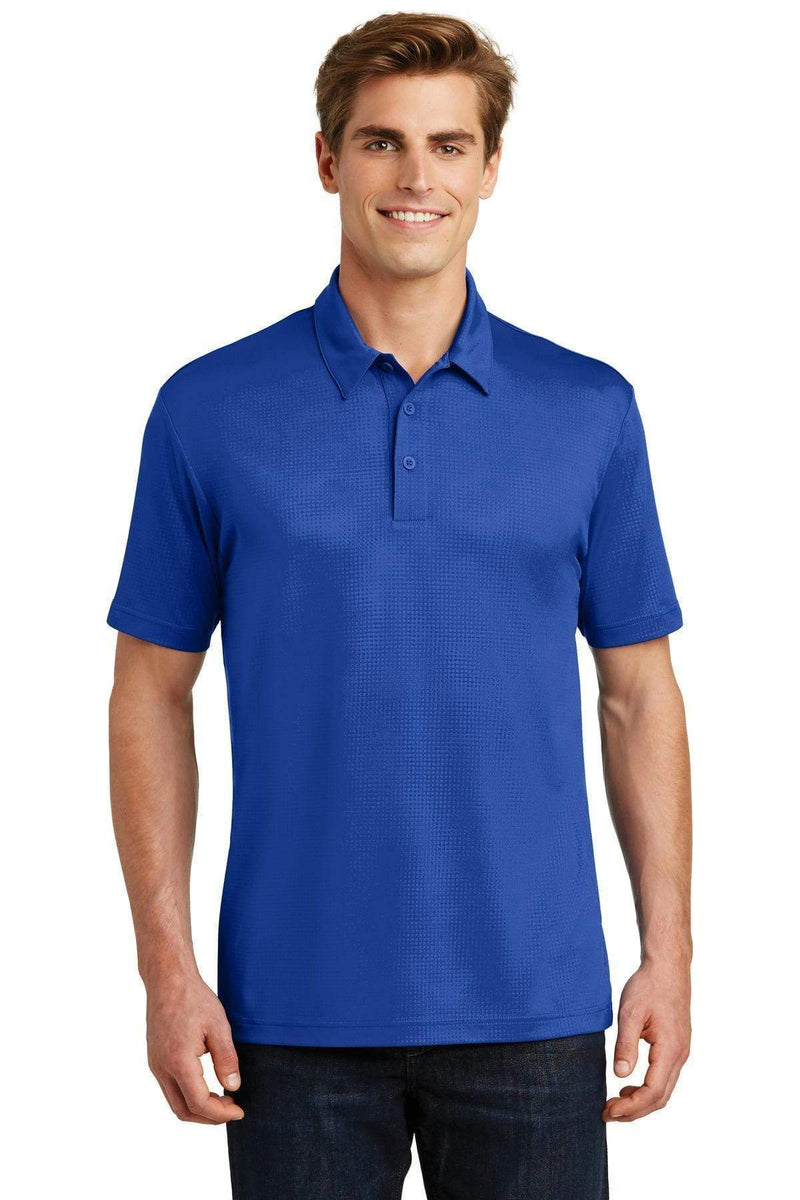 Polos/knits Sport-Tek Embossed PosiCharge Tough Polo. ST630 Sport-Tek