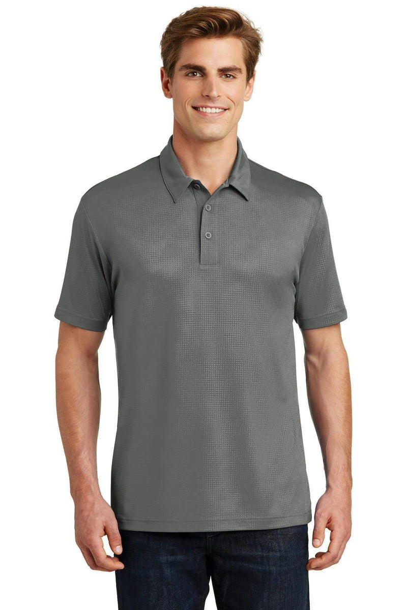 Polos/knits Sport-Tek Embossed PosiCharge Tough Polo. ST630 Sport-Tek