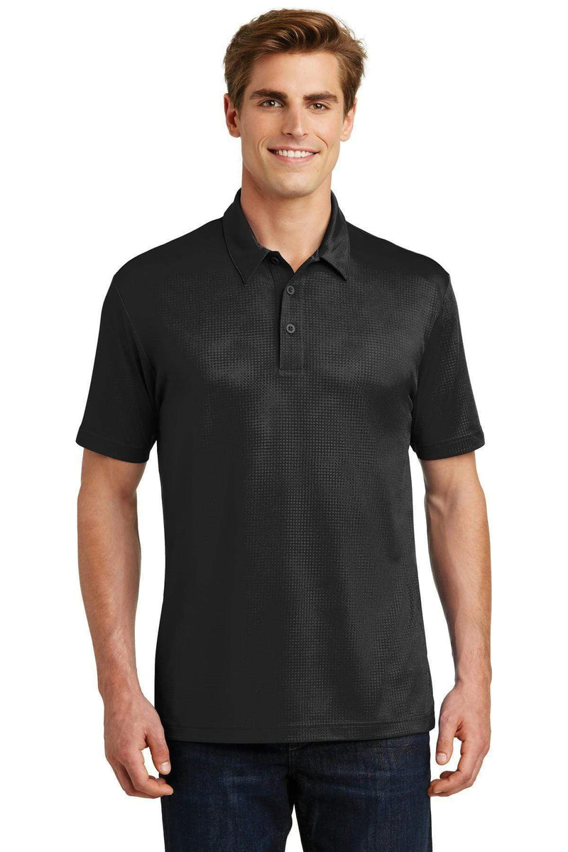 Polos/knits Sport-Tek Embossed PosiCharge Tough Polo. ST630 Sport-Tek