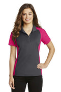 Polos/knits Sport-Tek Ladies Colorblock Micropique Sport-Wick Polo. LST652 Sport-Tek