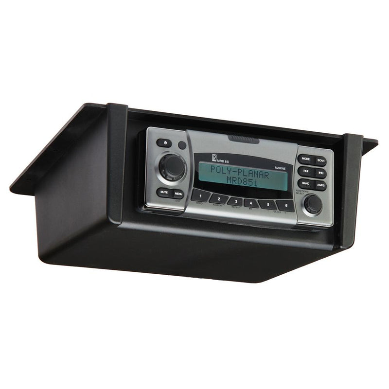 Poly-Planar Radio Mount Underdash-Overhead - Black [RM-10]-Display Mounts-JadeMoghul Inc.